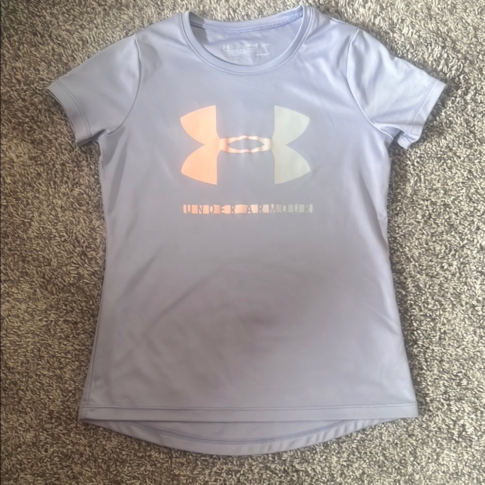 Under Armour Purple Short Sleeve Tee Moisture-Wicking